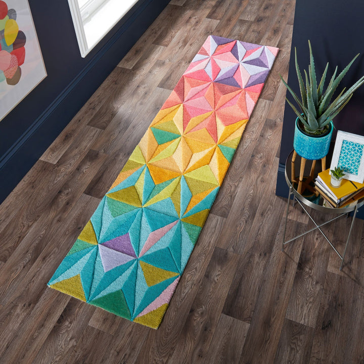 Tapis en laine de couloir REVERIE