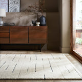 Tapis en laine noir DOTTIE GEOMETRIC
