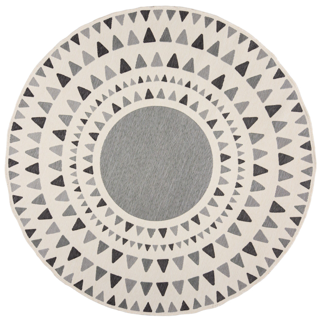 Tapis extérieur rond SHADOW