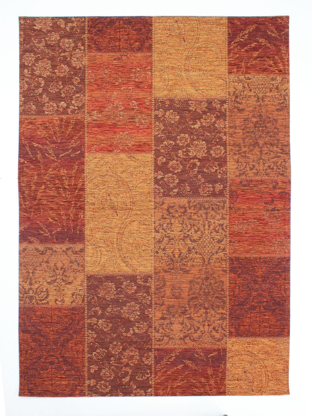 Tapis terracotta PATCHWORK