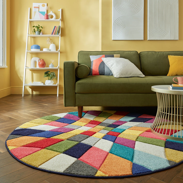 Tapis rond RHUMBA