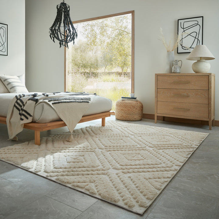  tapis style berbere diomara dans un salon